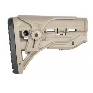 Приклад FD GL-Shock STYLE с подщечником (TAN) [STRIKE GEAR]